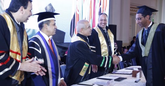 الأكاديمية العربية تحتفل بتخريج دفعة من كلية الدراسات العليا فى الإدارة