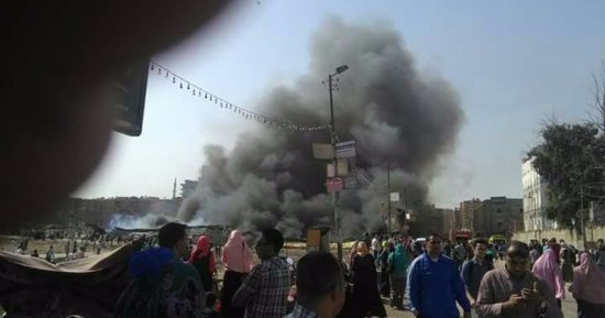 السيطرة على حريق هائل بمحطة مياه بالمنوفية