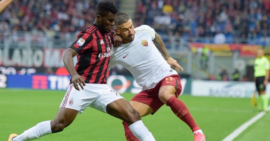 شوط أول سلبى بين ميلان وروما فى الدوري الإيطالي