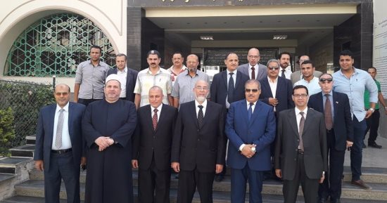بالصور.. رئيس جامعة الأزهر يتفقد كليات فرع طنطا