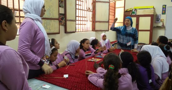 بالصور.. ورش فنية للأطفال فى ثقافة الطفل بجاردن سيتى احتفالاً بذكرى أكتوبر