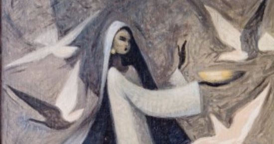 لوحة "مصر السلام" لبيكار تقدر بـ40 ألف جنيه استرلينى