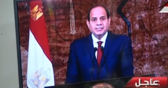 السيسي: التاريخ سيحاسب من يتسبب فى إضاعة فرصة تحقيق السلام