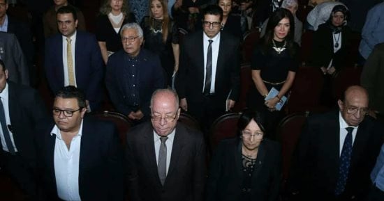 بدء حفل تأبين اسم الراحل محفوظ عبد الرحمن بحضور نجوم الفن والأدب