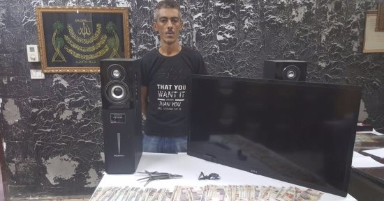 القبض على كهربائى سرق صيدلية لشراء شاشة "lcd" ومخدرات بالزاوية الحمراء