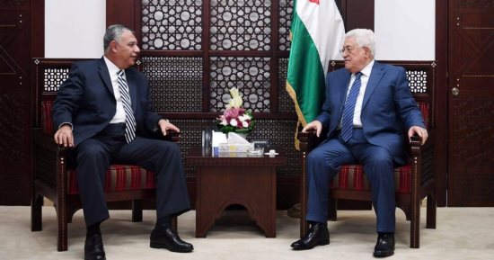 أبو مازن يستقبل رئيس المخابرات المصرية خالد فوزى لبحث المصالحة الفلسطينية