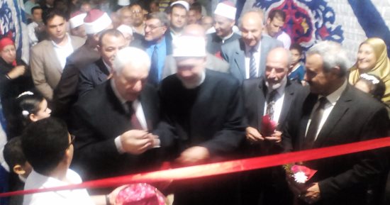 بدء مؤتمر افتتاح الرواق الأزهرى فرع دمياط بالسلام الجمهورى