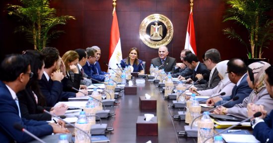وزيرا الاستثمار والرى يبحثان مع بنك التنمية الأفريقى إجراءات الشريحة الثالثة
