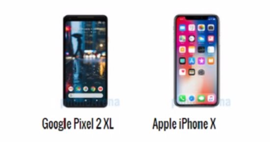 إيه الفرق.. أبرز الاختلافات بين هاتفى جوجل Pixel 2 XL وأيفون X
