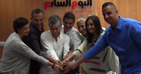 بالفيديو.. اليوم السابع يحتفل بعيد ميلاد بشرى على أنغام "3 دقات"