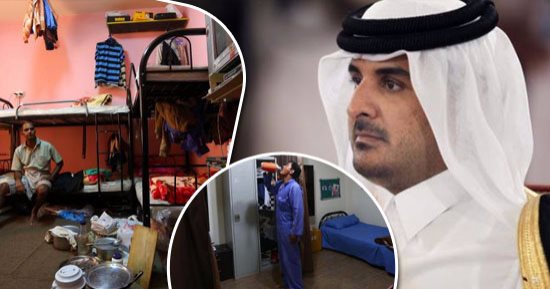 "تنظيم الحمدين" يجبر العمال العرب على التوقيع بلافتات تميم المجد.. ويطرد أردنيين رفضوا التوقيع.. ومعارض قطرى مهاجما التنظيم: سيكون مصيركم المحاكمة أو السجن.. ومراقبون: تميم يريد الدوحة منطقة منغلقة على المؤيدين