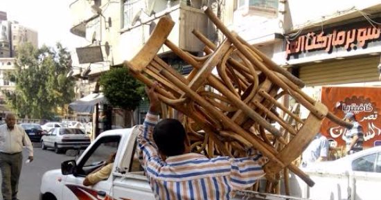 إزالة اشغالات الطريق بمحرم بك و شارع سعد وصفية زغلول بوسط الإسكندرية 