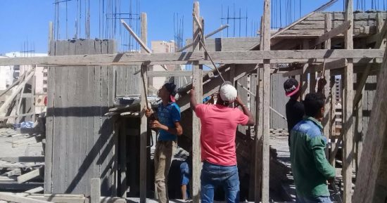 إيقاف أعمال البناء المخالف والتحفظ على المعدات بـ 6 عقارات فى الإسكندرية
