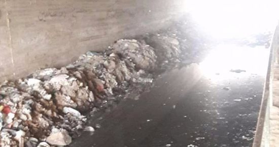 بالصور..نفق اللوادر أسفل الدائرى بالمرج  يغرق فى مياه الصرف الصحى