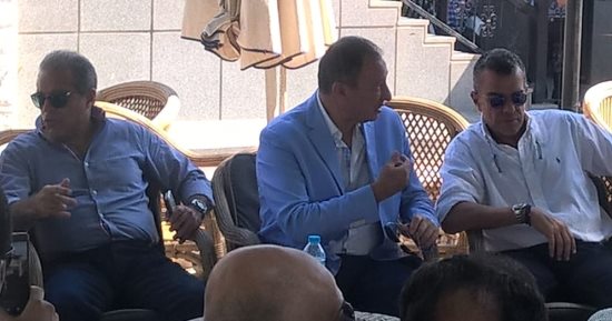 الخطيب ومرتجى والدرندلى يؤدون صلاة الجمعة فى الأهلي