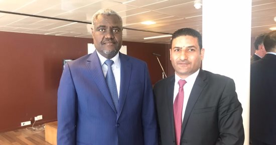  رئيس مفوضية الاتحاد الأفريقى لـ"اليوم السابع": أفريقيا تقف خلف مشيرة خطاب فى اليونسكو.. موسى فقيه: مرشحة مصر ستكون حليف طبيعى لتنفيذ أجندتنا.. وخبراتها ستساعدنا فى قضايا التعليم والثقافة والعلوم