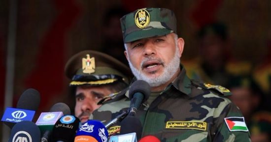 قائد الأجهزة الأمنية بغزة:ماضون لإنهاء الانقسام ونشكر مصر على دعمها للقضية