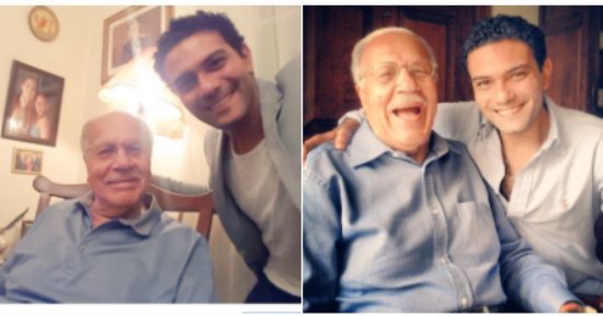 آسر ياسين ينشر صورة مع جده "فؤاد" أحد أبطال حرب اكتوبر