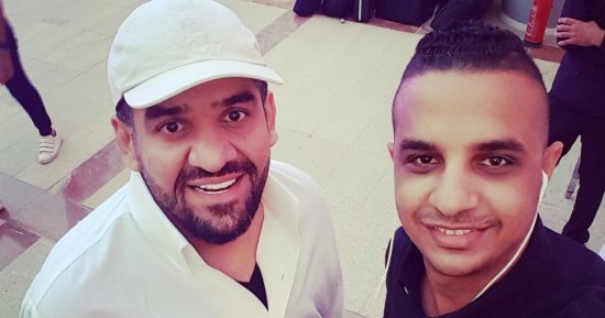 بالصور.. حسين الجسمى يجرى بروفة موسيقية أخيرة قبل حفلة العاصمة الإدارية
