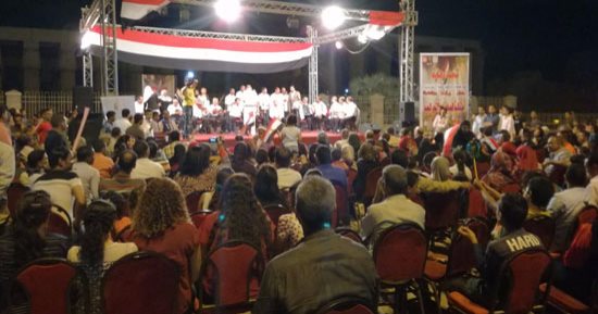 بالصور.. الأقصر تحتفل بنصر أكتوبر باحتفالية بساحة ميدان أبو الحجاج