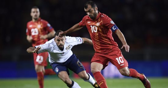 ملخص وأهداف مباراة إيطاليا ومقدونيا 1-1 بتصفيات كأس العالم 2018 