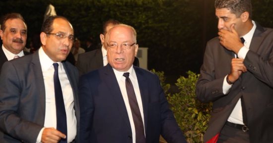 وزير الثقافة وماجد الكدوانى على السجادة الحمراء بختام الإسكندرية السينمائى 