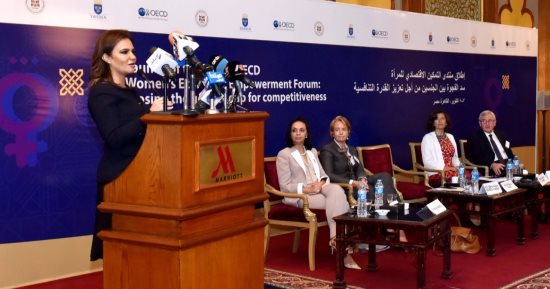  سحر نصر تطلق منتدى التمكين الاقتصادى للمرأة بالشرق الأوسط وشمال إفريقيا