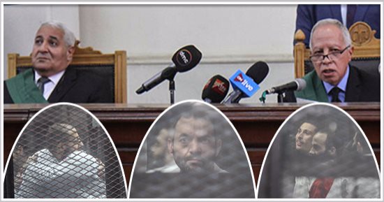 بعد 25 شهرا.. جنايات الجيزة تحيل 13 متهما بقضية "تنظيم أجناد مصر" الإرهابى للمفتى.. وتحدد جلسة 7 ديسمبر المقبل للحكم.. المحكمة تشبه المتهمين بـ"أجناد الشيطان".. والمتهمون يعترضون بالطرق على القفص الزجاجى