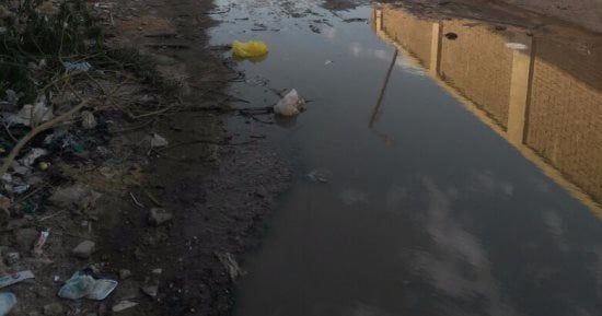 شكوى من طفح المجارى بشارع عبدالعزيز عامر بوراق العرب الجيزة