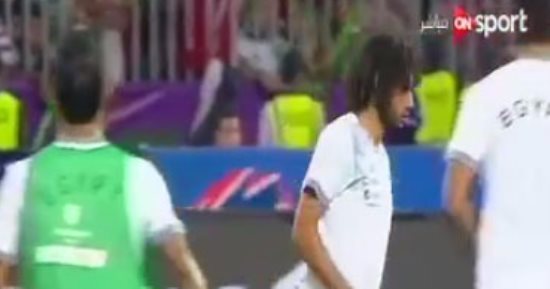 بالفيديو.. إحماء الفراعنة فى برج العرب قبل مواجهة الكونغو 