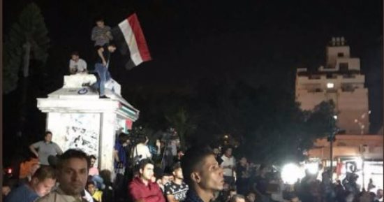 بالفيديو والصور.. علم مصر يرفرف فى قطاع غزة احتفالاً بفوز المنتخب الوطنى