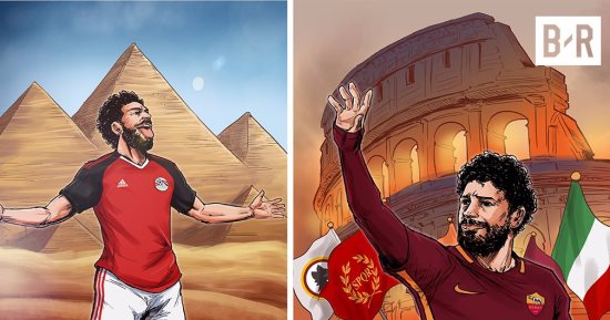 موقع إنجليزى يلخص رحلة محمد صلاح مع التألق.. من الأهرامات إلى روسيا 