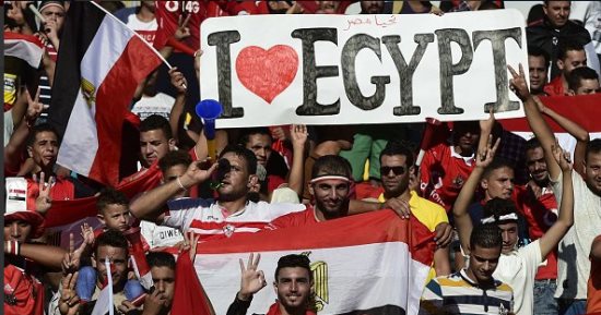 شاشتا عرض فى كل فروع الأهلى لإذاعة مباراة مصر والكونغو