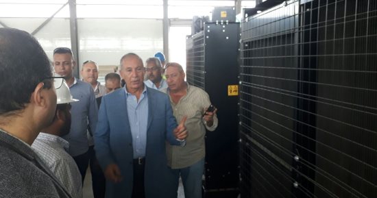 بالصور .. محافظ البحر الأحمر يتفقد الانشاءات بمحطة تحلية الشلاتين 