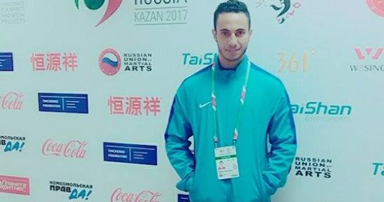 بالصور .. ابن التربية الرياضية بالمنوفية يحصد المركز الرابع عالميا ببطولة الكونغ فو