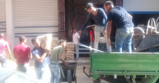 محافظ الإسكندرية يزيل ٥ عقارات مخالفة بحى شرق