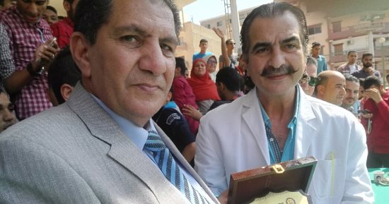 بالفيديو والصور.. تجارة بنى سويف تكرم عصام شلتوت مدير تحرير اليوم السابع