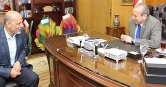 محافظ دمياط يستقبل رئيس "جهاز التعمير" ويهنئه على تولى مهام منصبه