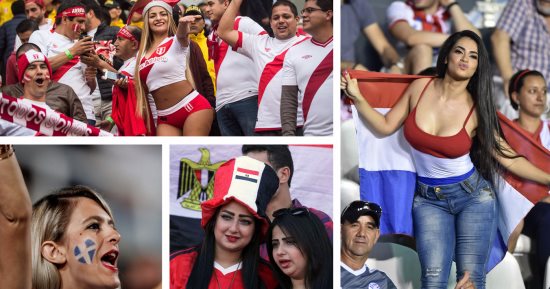 جميلات الكرة يزين الملاعب بالسحر والإثارة