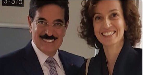 بالعناق والقبلات.. لقاء مريب يجمع مرشحى فرنسا وقطر داخل اليونسكو (تحديث)