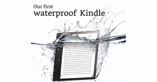 أمازون تطلق تابلت Kindle Oasis المقاوم للماء بشاشة 7 بوصة 