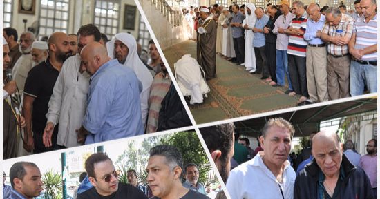 تشييع جنازة المخرج والمبدع محمد راضى من مسجد السلام بمدينة نصر