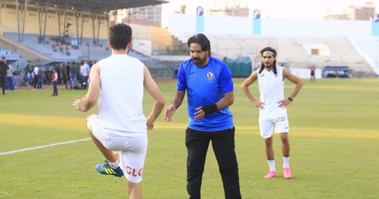 بالصور.. عبد الهادى يقود مران الثنائى المستبعد من الزمالك أمام طنطا