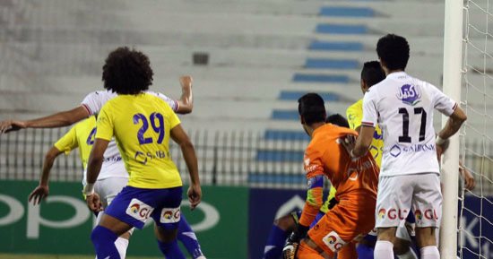 صلاح عاشور يسجل الهدف الأول للزمالك أمام طنطا بالدقيقة 63