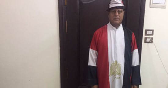 بالصور.. "كبير مشجعى مصر" أشهرنا رابطة منتخب مصر بدون تخريب