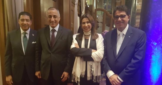 بالصور.. اتحاد بنوك مصر يقيم حفل استقبال بواشنطن بحضور طارق عامر
