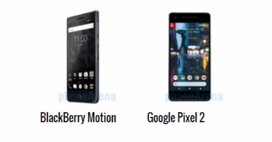 إيه الفرق.. أبرز الاختلافات بين هاتفى بلاك بيرى Motion و جوجل Pixel 2
