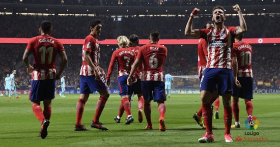 شاهد.. برشلونة يتأخر أمام أتلتيكو مدريد 0/1 فى الشوط الأول بالليجا
