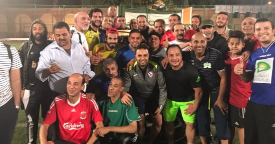 السقا وعلام ومصطفى يحتفلون بتأهل مدرب الفراعنة للمونديال 