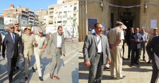 بالصور.. مدراء الأمن يتفقدون الشوارع للاطمئنان على الانتشار الشرطى